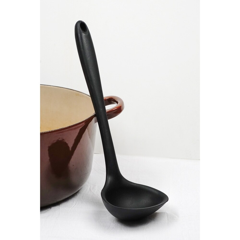 Ela's Silicone Ladle   Blue   11 x 3.5 x .5