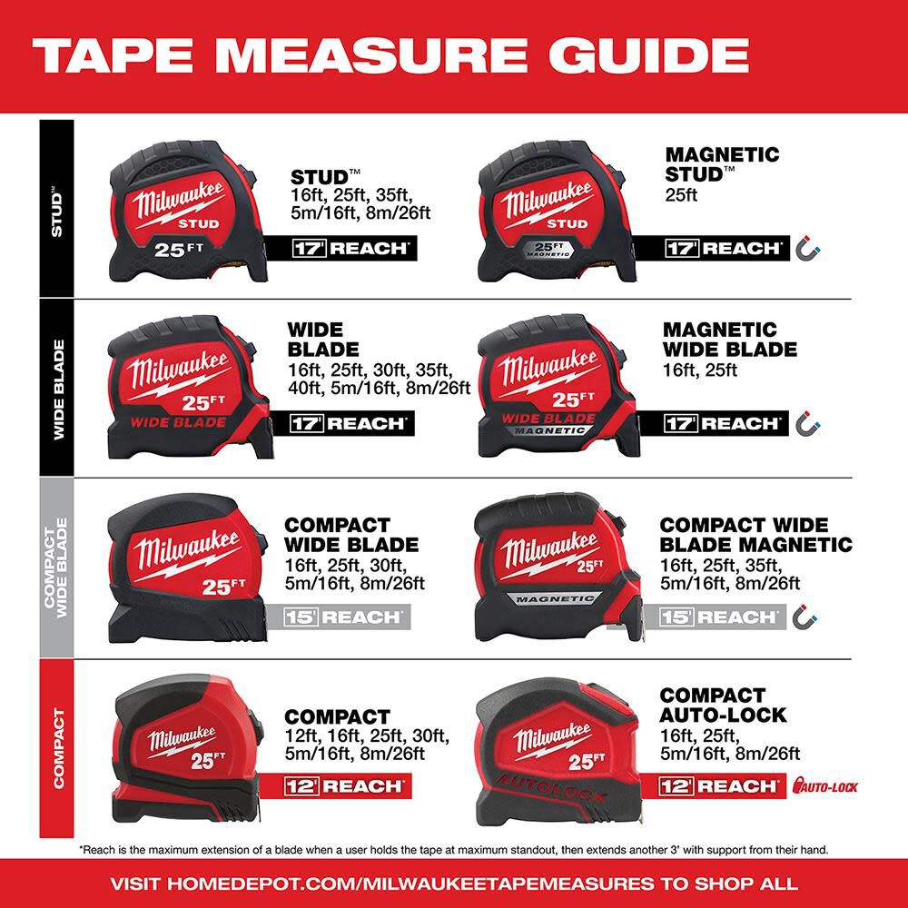 MW 35ft STUD Tape Measure 48-22-9735 from MW