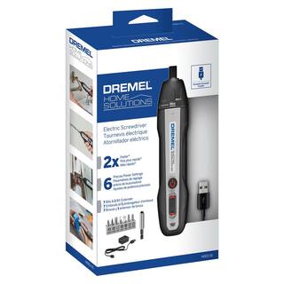 Dremel Cordless 4V USB Rechargeable Lithium-Ion Powered Electric Screwdriver HSES-01