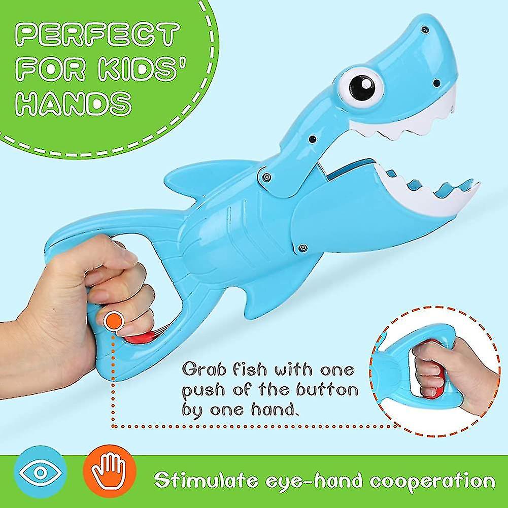 Baby Bath Toys，lmell Shark Grabber Baby Bath Time Toy Bathtub Toy，lmell Gift