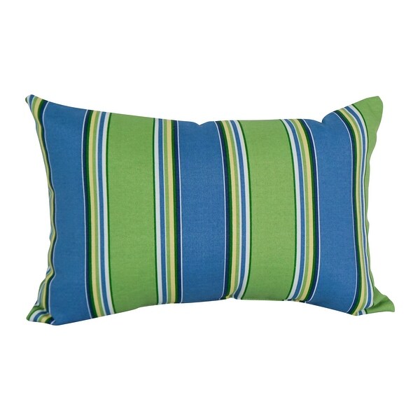 19-inch by 11-inch Outdoor Throw Pillows (Set of 2， Multiple Patterns) - 19 x 11