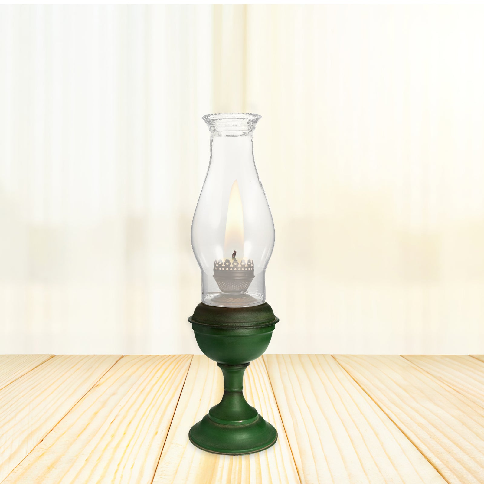 Glass Chimney Oil Lamp Cover Transparent Replacement Kerosene Lamp Shade