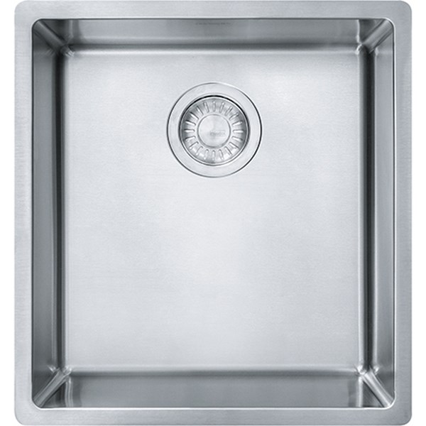 Cube Collection Undermount Single Bowl Sink ; Stainless Steel