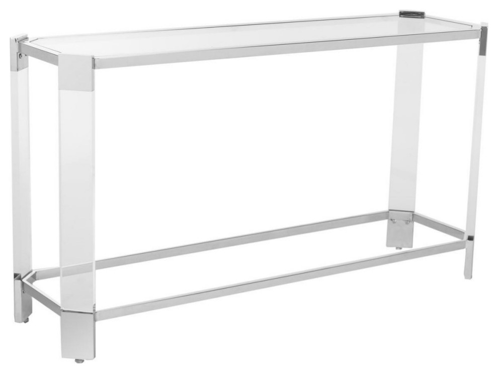 Columbus Acrylic Console Table   Contemporary   Console Tables   by AED Luxury Home Decor  Houzz