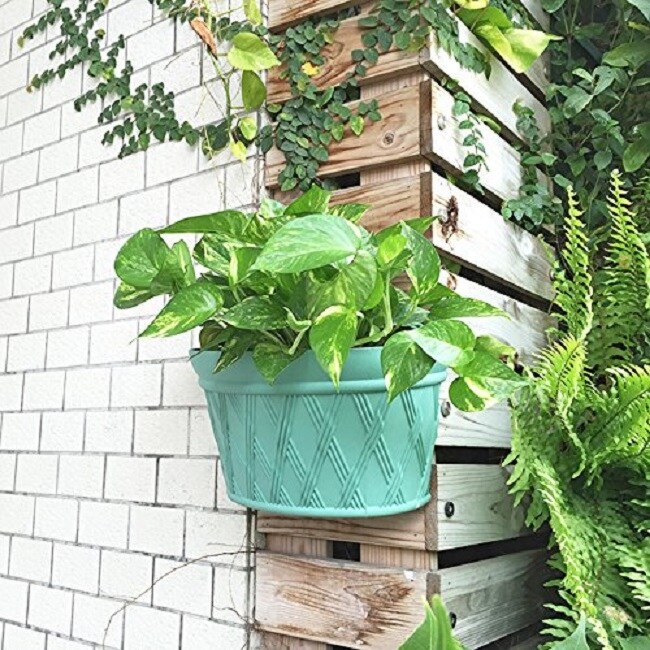 Agfabric Plastic Hanging Garden Plant Pot  12x6.9x8.6\