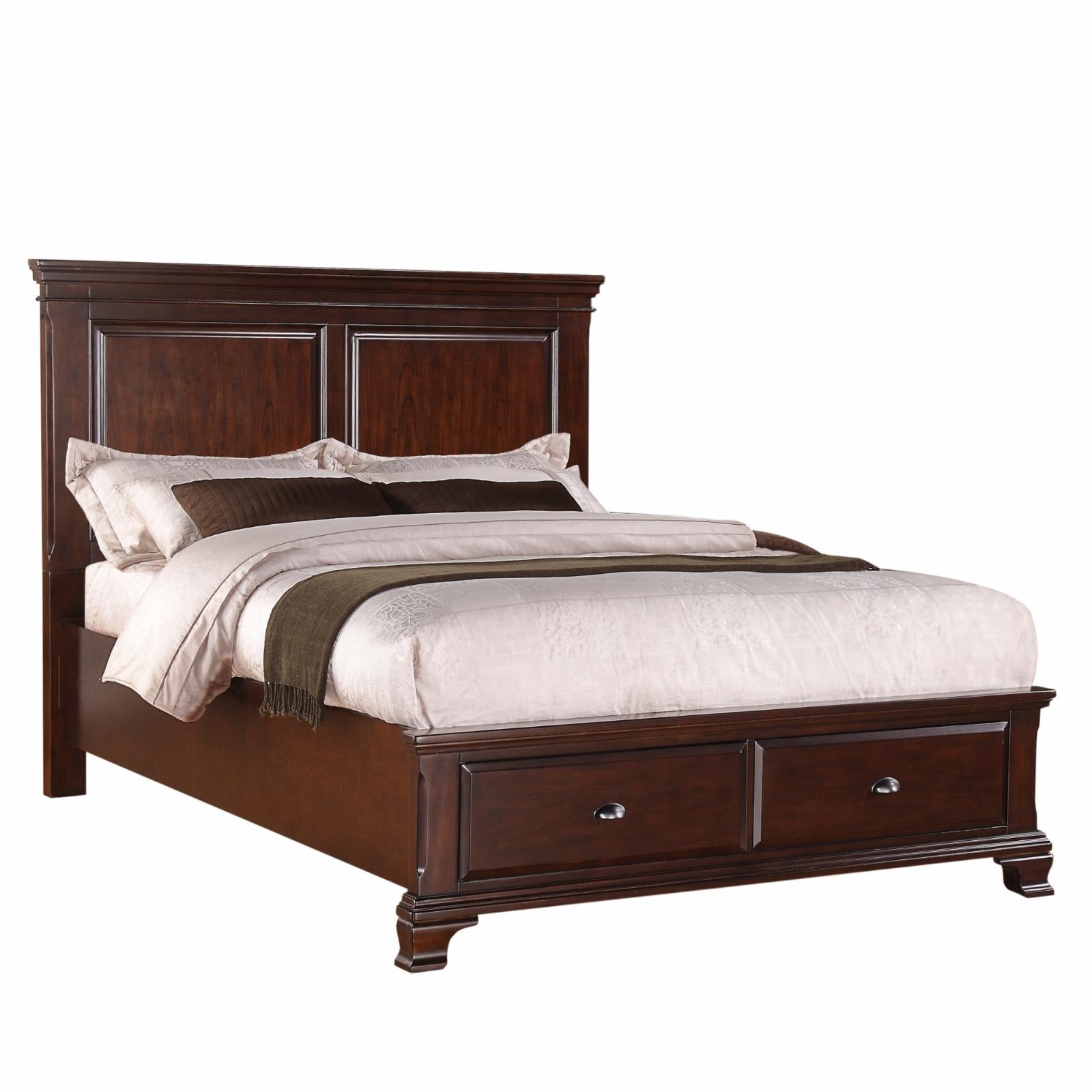 Picket House Furnishings Brinley Cherry Queen Storage Bed