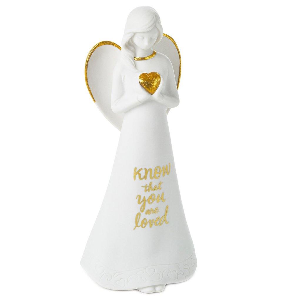 Hallmark  Know That You are Loved Angel Figurine, 8.25