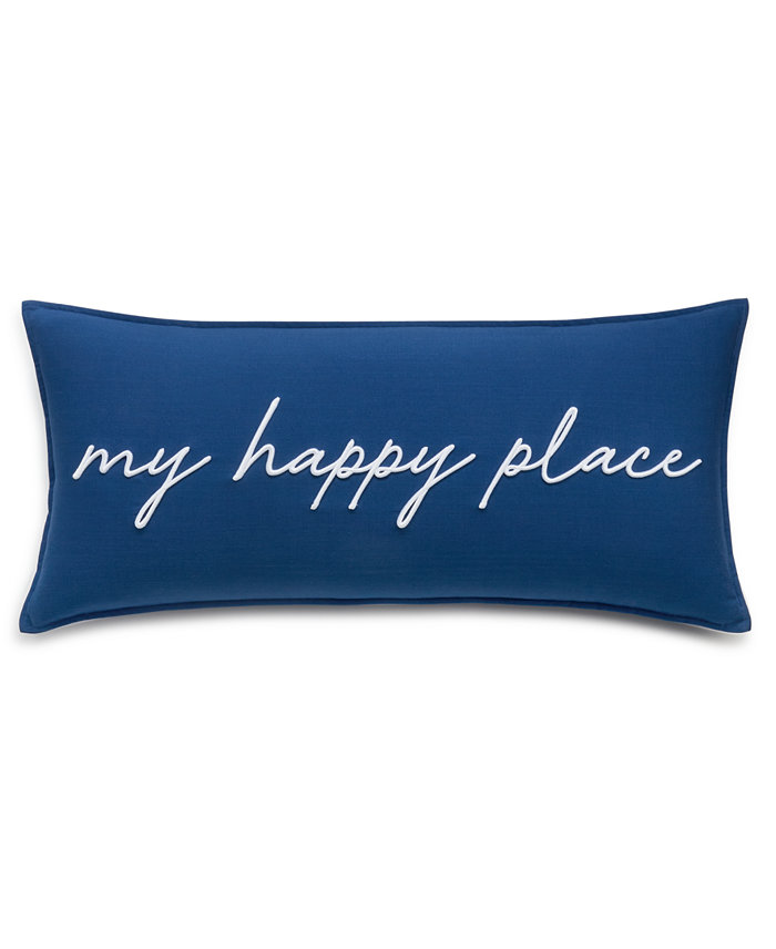 Charter Club My Happy Place Decorative Pillow， 14