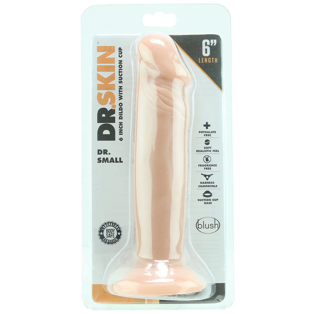 Dr. Small 6 Inch Cock with Suction Cup in Beige