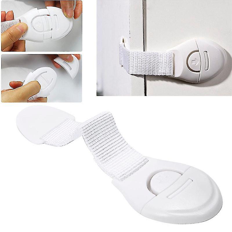 10 Pc Safety Cabinet Cupboard Locks Child Proof Tools Door Cabinet Drawer Tape Fridge Lock Baby Infant Safety Protect