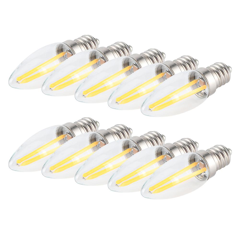 10Pcs E12 1.5W AC230V Long ment Mini LED Light Bulbs for Home Car Landscape Lighting