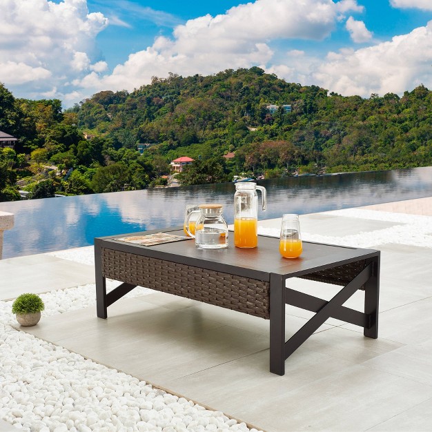 X Arm Patio Coffee Table Patio Festival