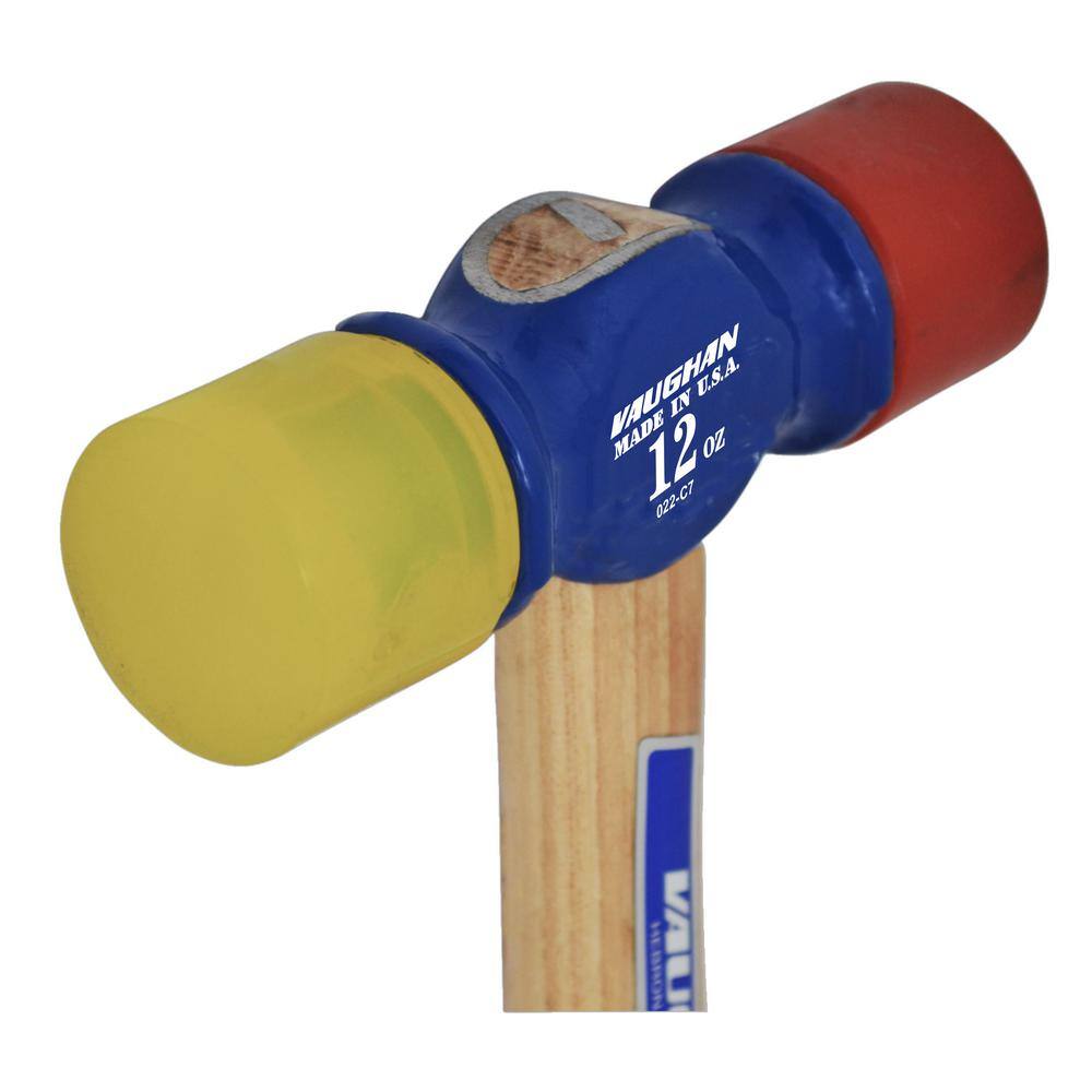 Vaughan 12 oz. Soft Face Mallet with 12 in. Hardwood Handle SF12