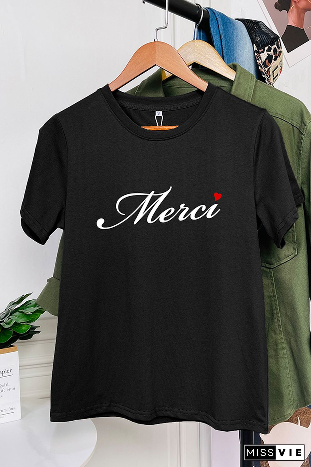 Merci Graphic Tee Wholesale