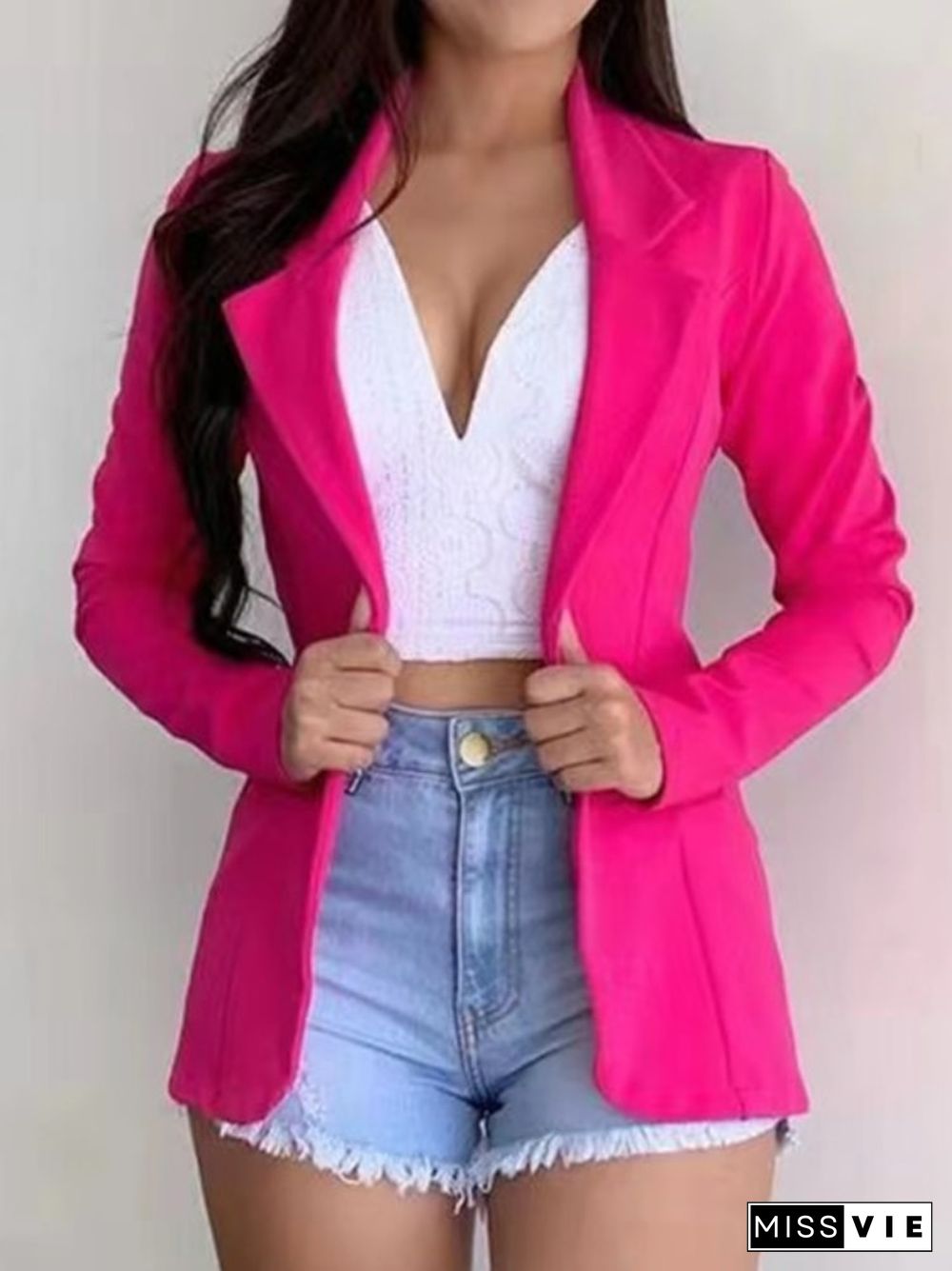 New Spring And Autumn Long Sleeve Multi-color Slim Small Suit Ladies Cardigan Jacket Office Coat Woman Jacket Blazer Women