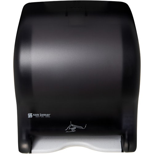 San Jamar T8400TBK Smart Essence Electronic Paper Towle Dispenser， Black Pearl