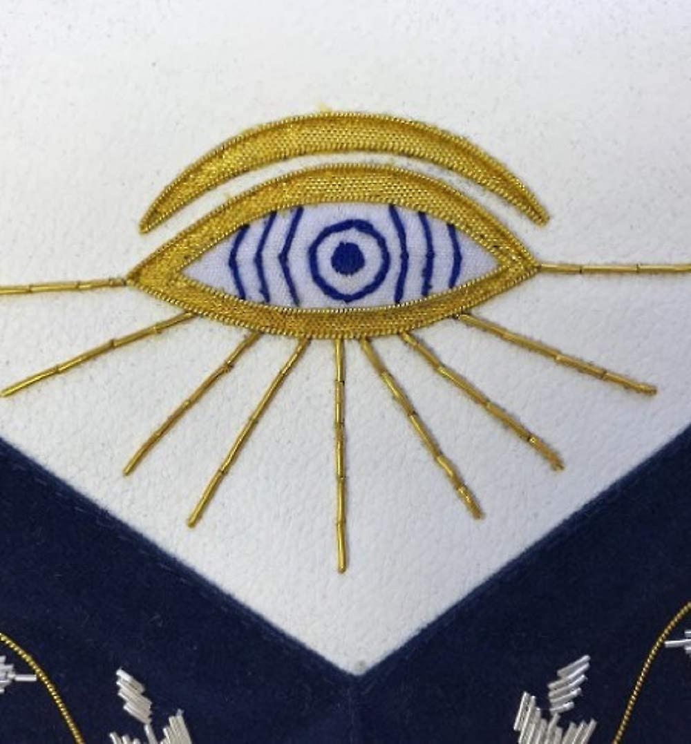 Masonic grand lodge past master apron gold hand embroidery apron