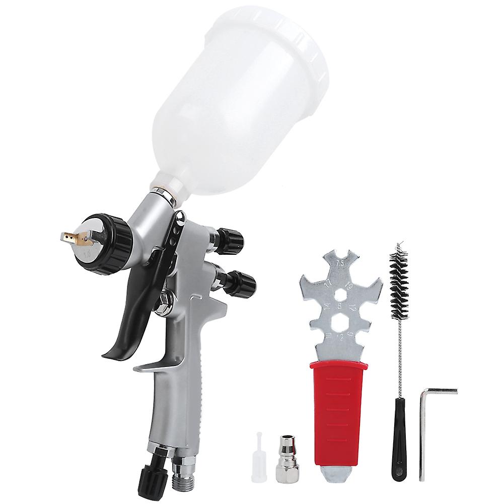 Pneumatic Spray Gun Air High Atomization Paint Sprayer Plastic Pot 250ml Caliber 1.0mm