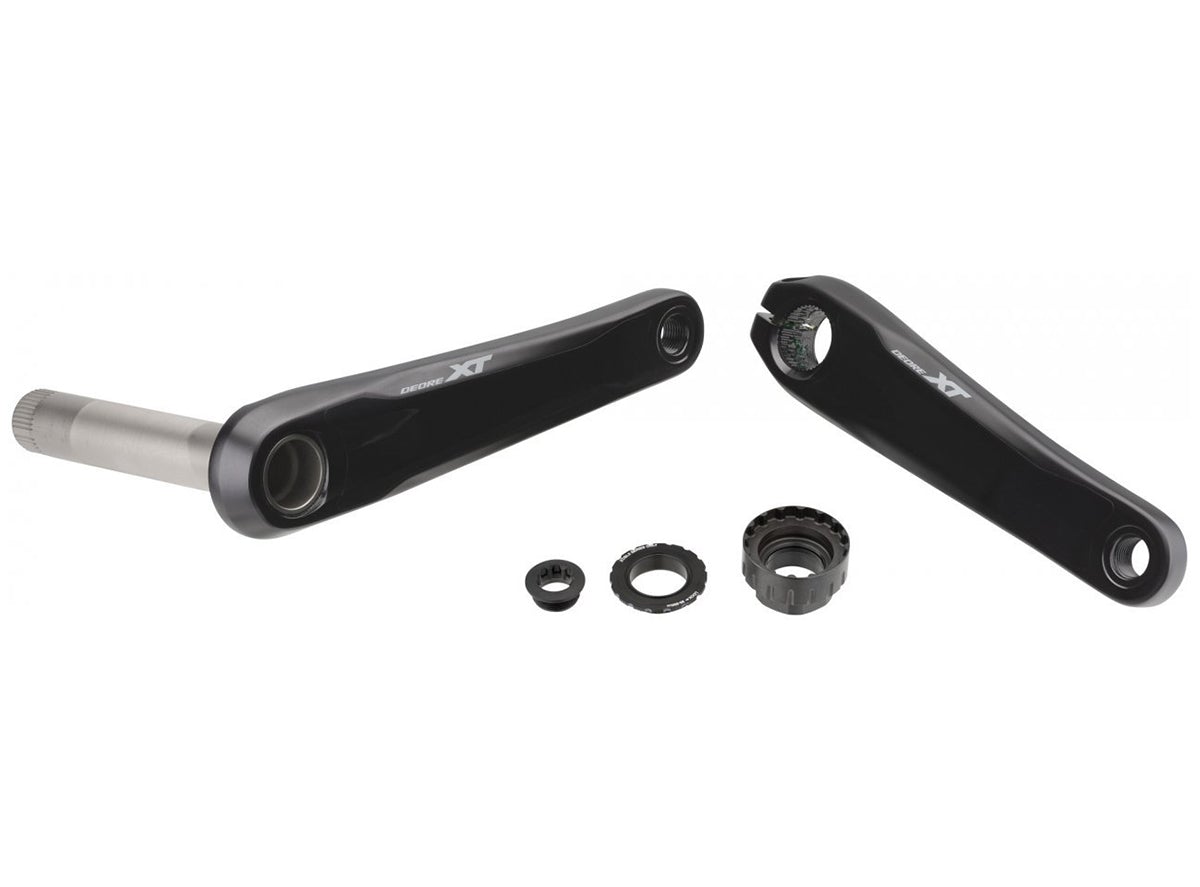 Shimano XT M8100-1 12 Spd Crank Arms - Gray