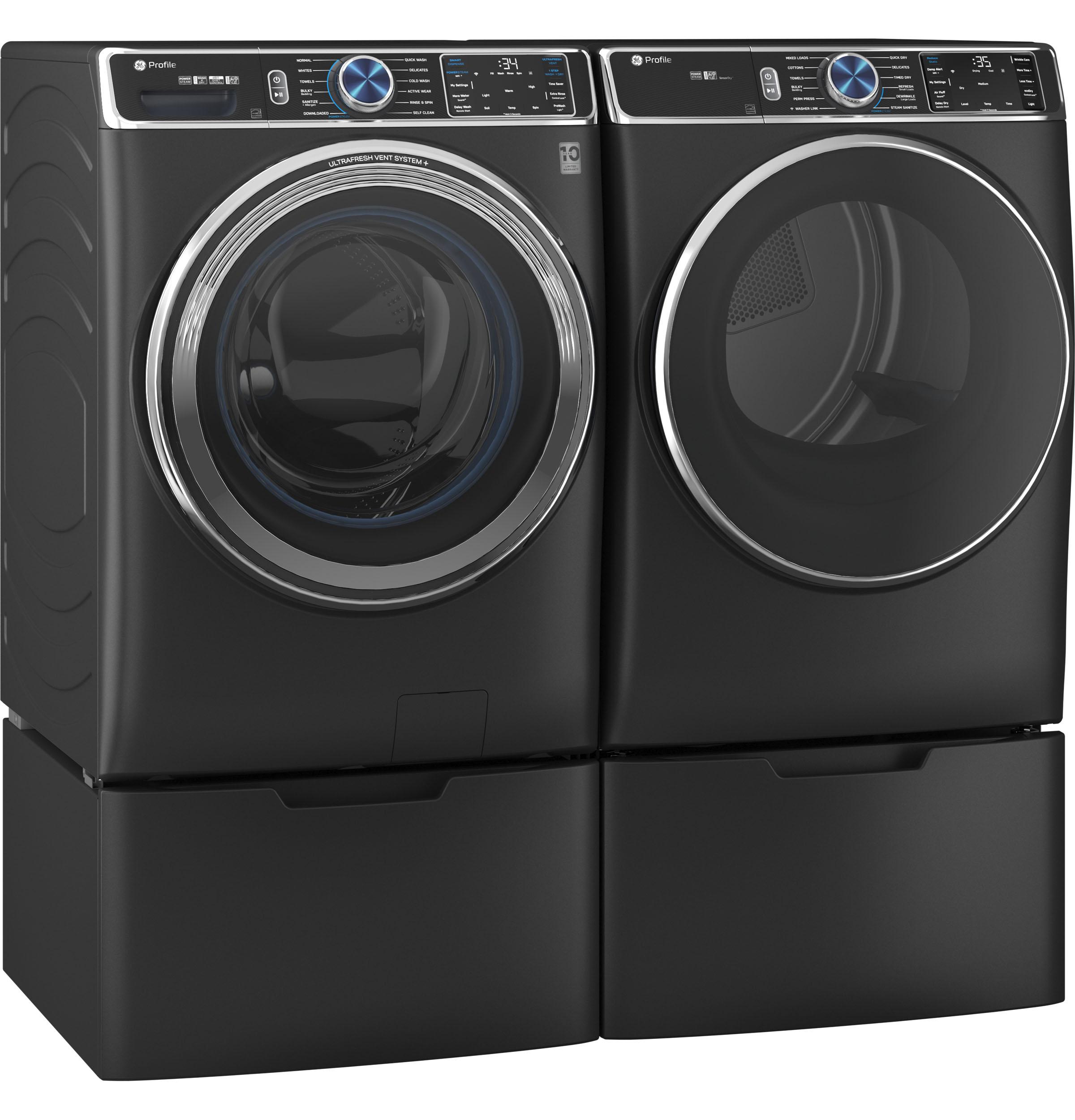 Ge Appliances PFD95ESPTDS Ge Profile™ 7.8 Cu. Ft. Capacity Smart Front Load Electric Dryer With Steam And Sanitize Cycle