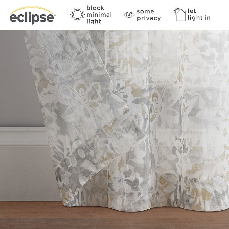 Eclipse 2-Pack Alvera Natural Window Curtains