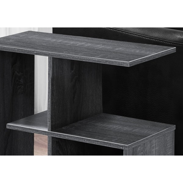 Accent Table， Side， End， Narrow， Small， 3 Tier， Living Room， Bedroom， Laminate， Contemporary， Modern