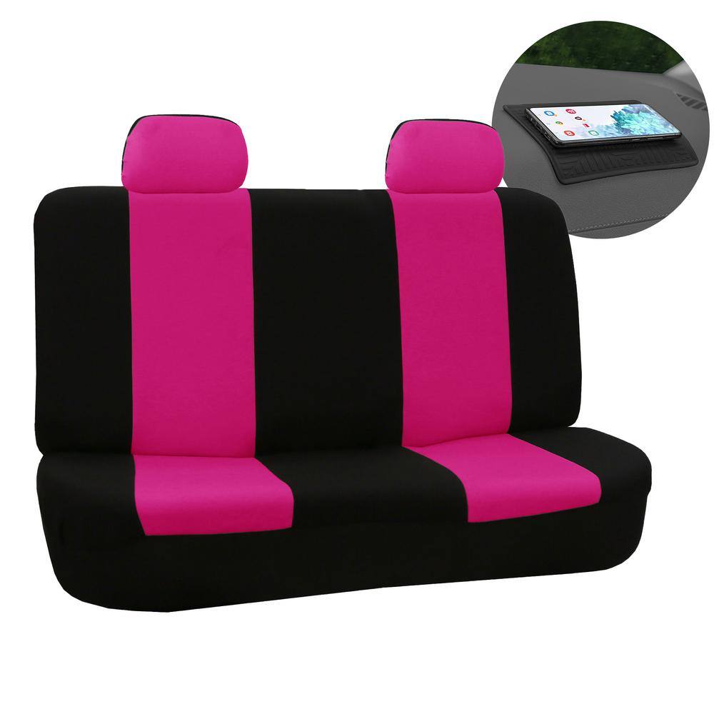 FH Group Flat Cloth 43 in. x 23 in. x 1 in Seat Covers - Rear DMFB050012PINK