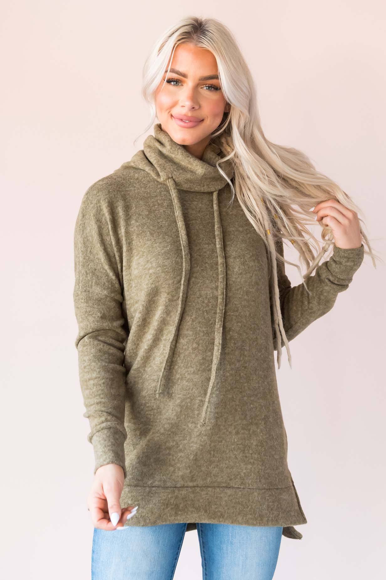 Comfy Cozy Modest Turtleneck Sweater