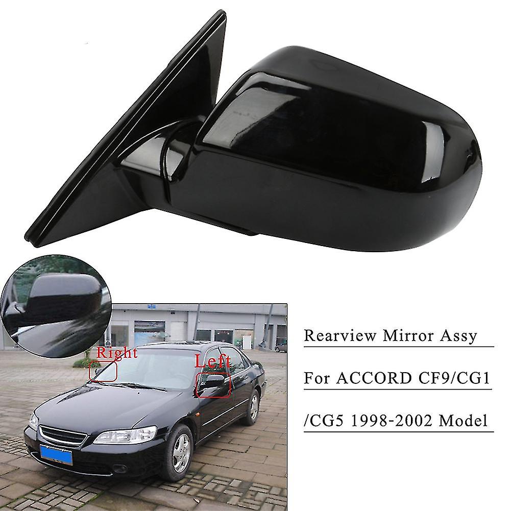 Car Side Mirror Assembly For - Accord 1998-2002 Cf9 Cg5 Exterior Rearview Mirror Assy Black 3-pins