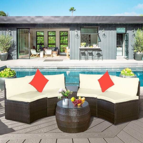 4-Piece Patio Furniture Sets - Overstock - 35898686