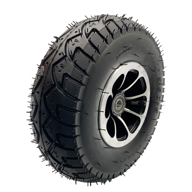 cheapest tyre 4.10/3.50 5 Front whole wheel 10 inch wheels tires and accessories for Electric vehicle accessories