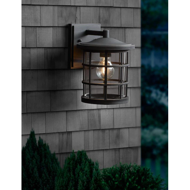 Quoizel Asheville 1-Light 10.5-in Dark Oil Rubbed Bronze Outdoor Wall Light