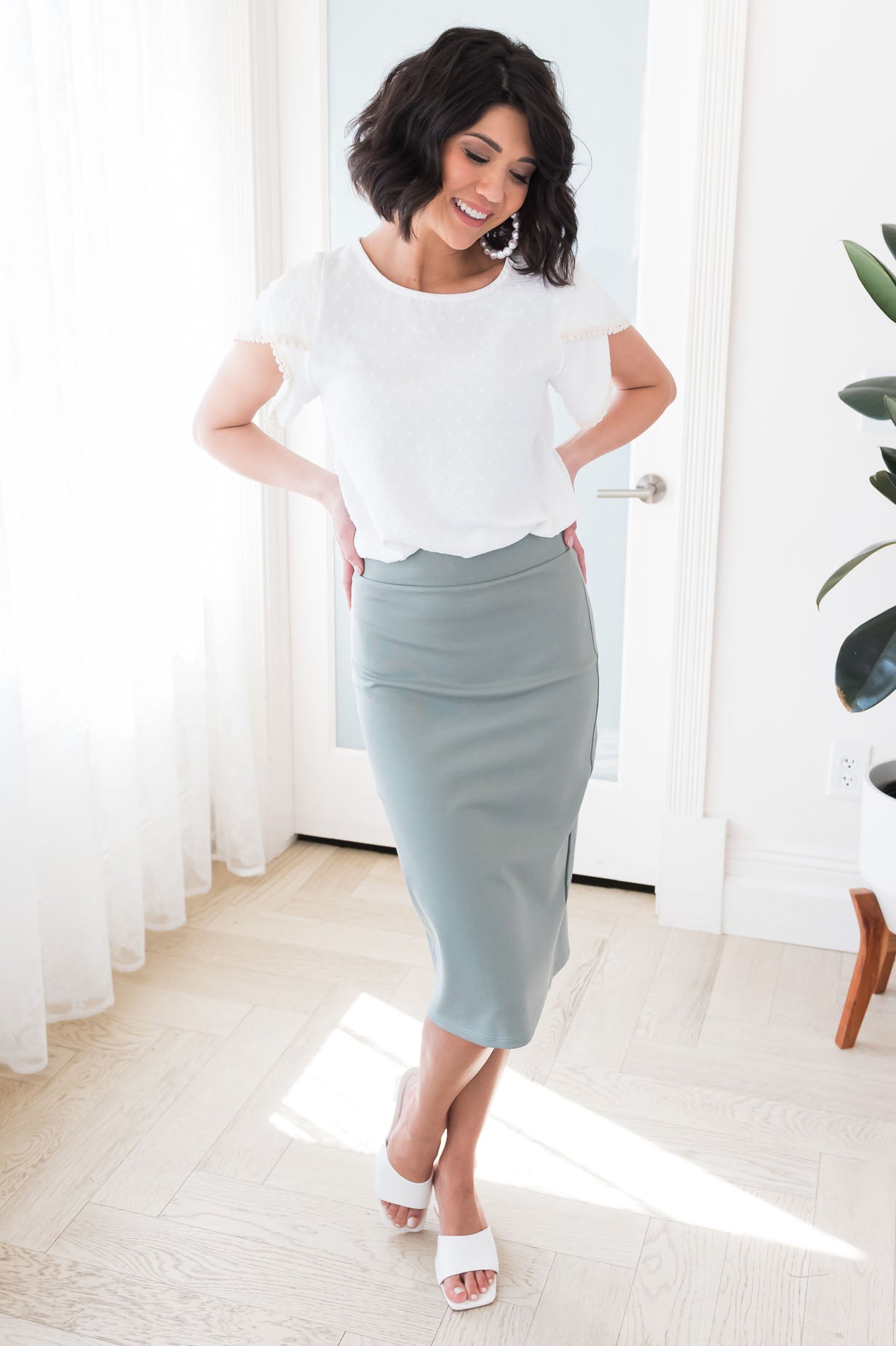 Perfect Fit Modest Pencil Skirt