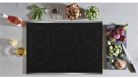 GE Cafe CEP90302NSS 30Inch Builtin Touch Control Electric Cooktop In