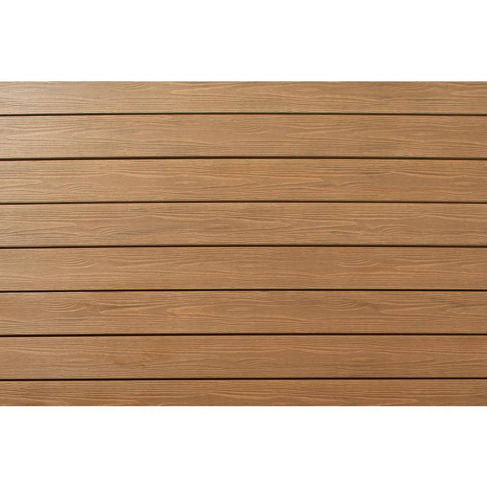 FORTRESS Apex 1 in. x 6 in. x 8 ft. Himalayan Cedar Brown PVC Square Deck Boards (2-Pack) 252060824