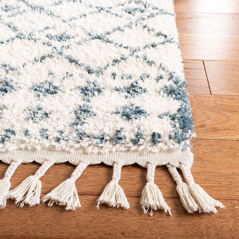 Safavieh Berber Charlotte Rug Cream/Blue