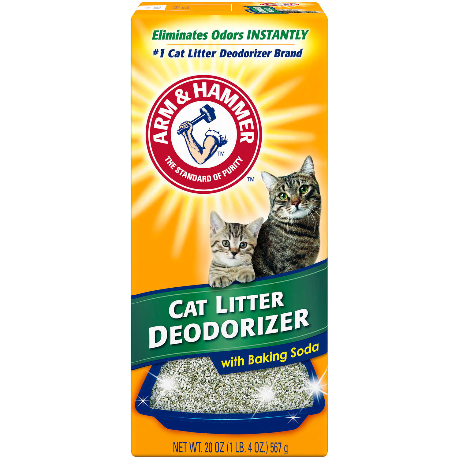 Arm and Hammer No Scent Cat Litter Deodorizer 20 oz