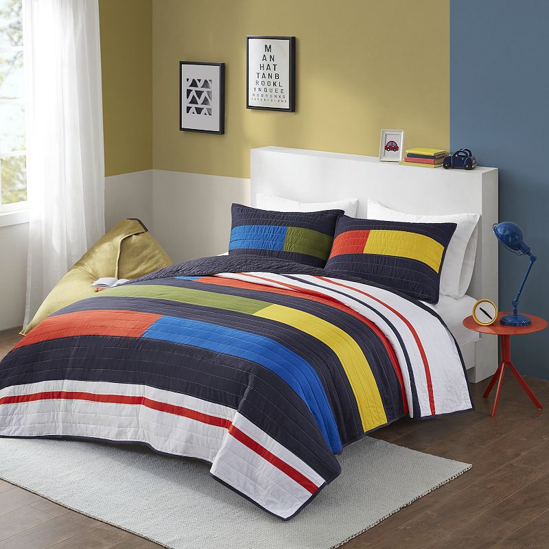 Urban Habitat Kids Emmett Stripe Printed Quilt Set