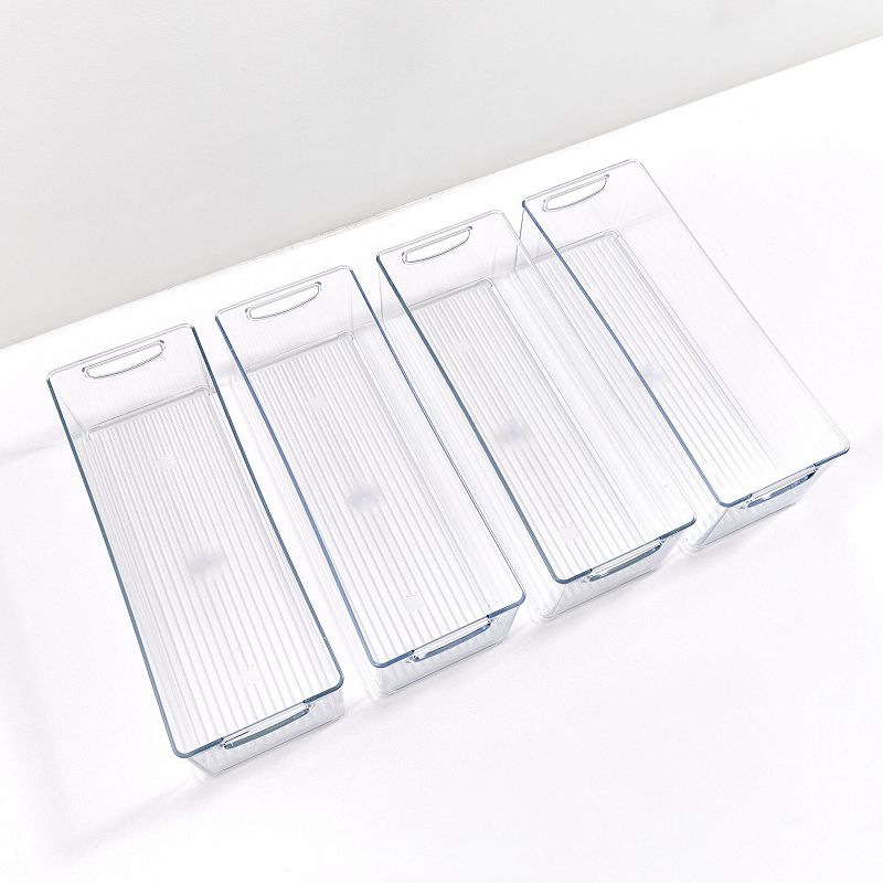 iDesign Set of 4 Kitchen Organizer Bins