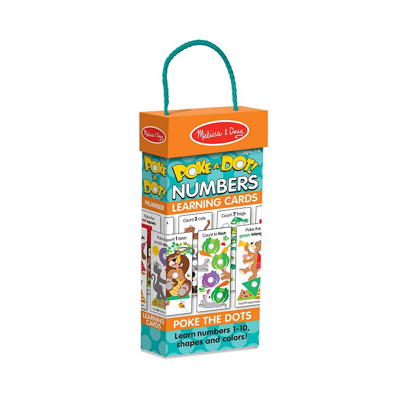 Melissa and Doug Poke-a-Dot Numbers Learning Cards