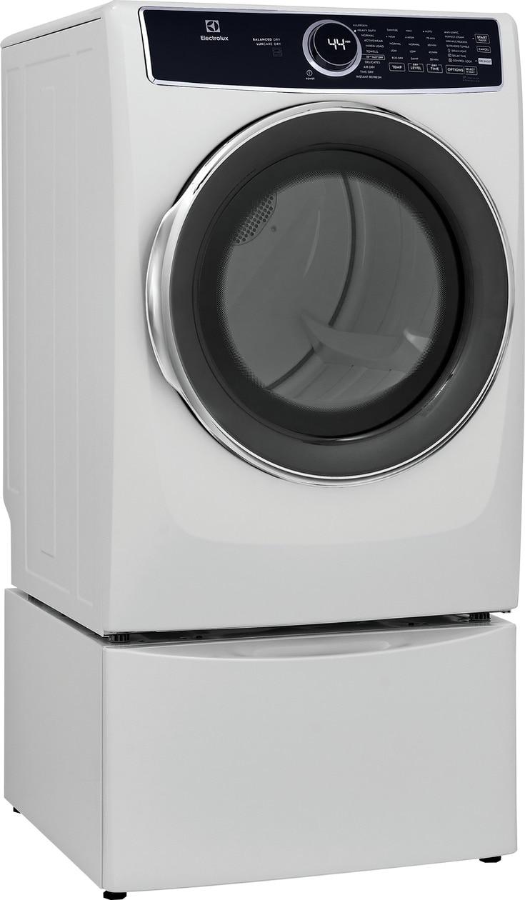 Electrolux ELFE7637BW Electrolux Front Load Perfect Steam™ Electric Dryer With Balanced Dry™ And Instant Refresh ™ 8.0 Cu. Ft.