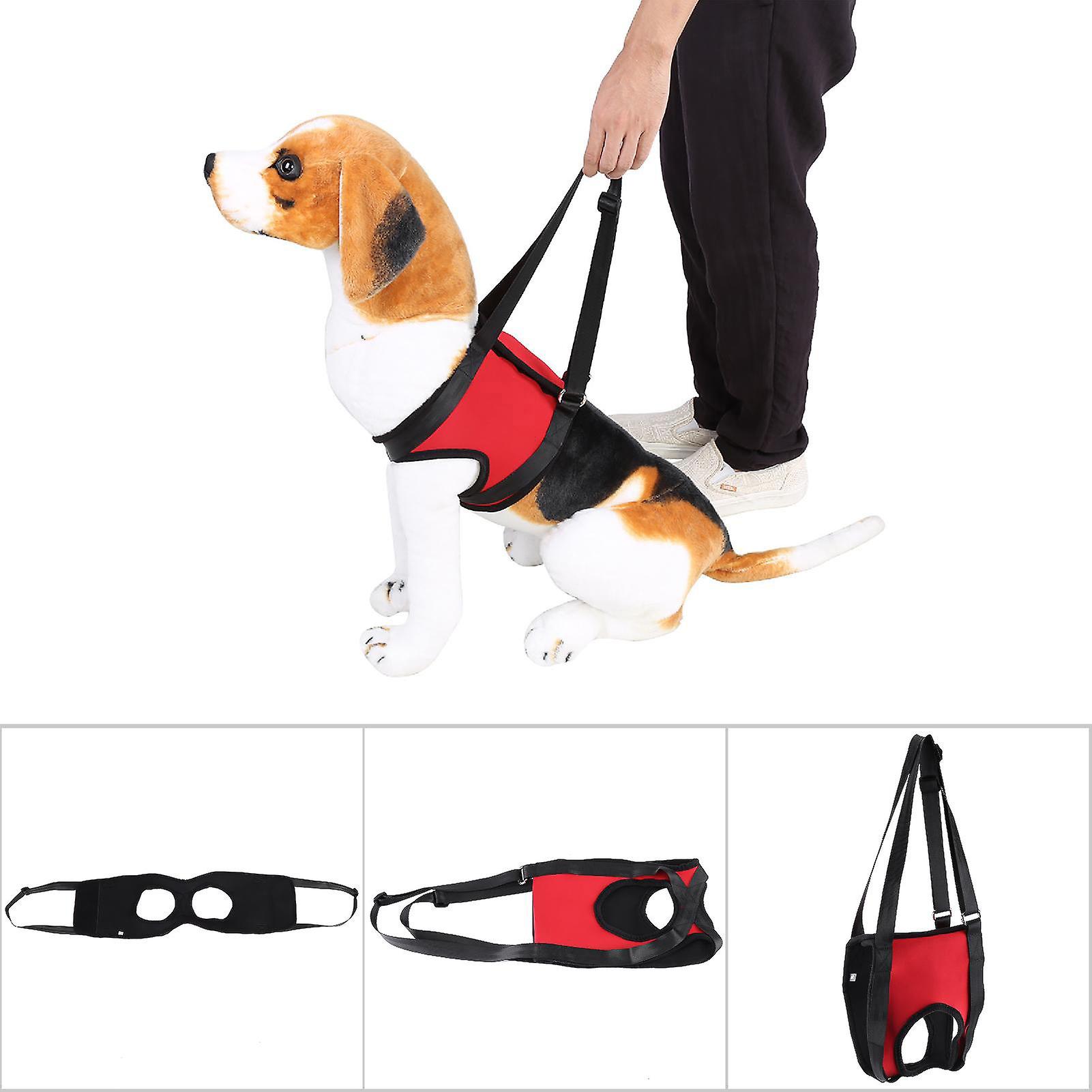 Front Dog Leg Support Harness Walking Aid Lifting Pulling Vest For Old andamp; Injured Dogs (l)