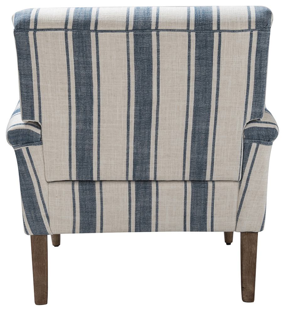 Stripe Armchair Set of 2   French Country   Armchairs And Accent Chairs   by Karat Home  Houzz