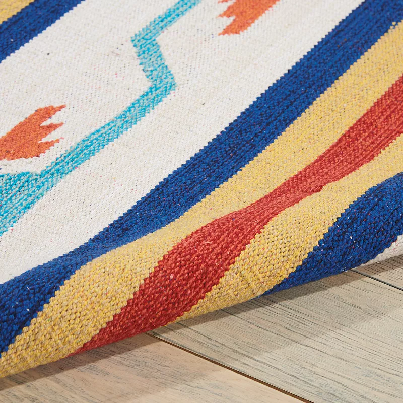 Nourison Baja Kilim Reversible Area Rug