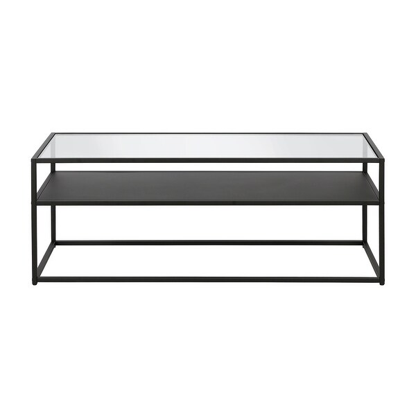 Ada Rectangular Coffee Table Blackened Bronze Finish