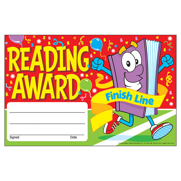 Trend Enterprises T 81024 Awards Reading Award Fin...