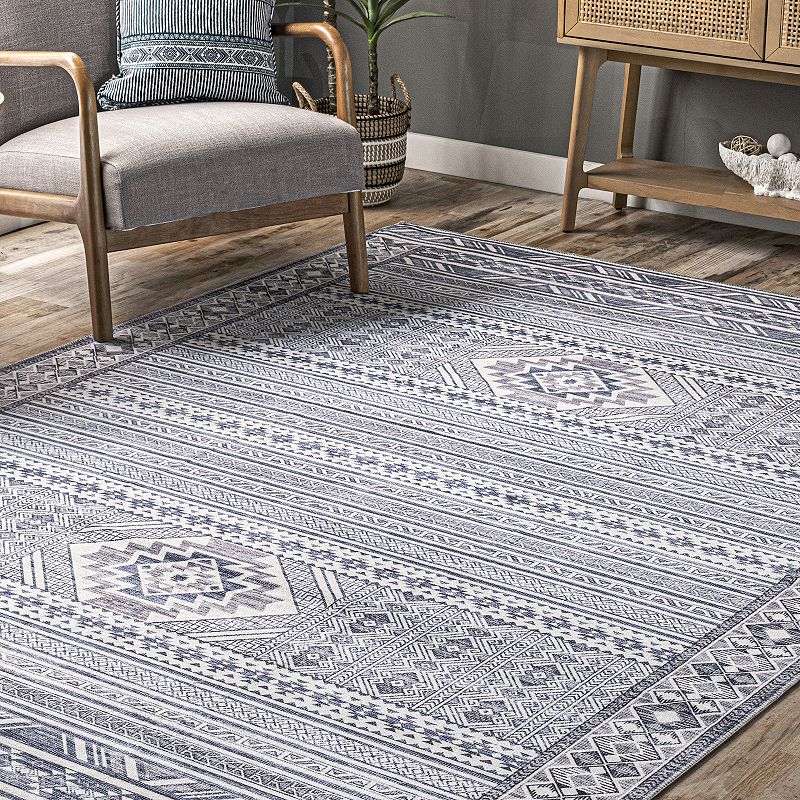 nuLOOM Jenine Southwestern Washable Rug