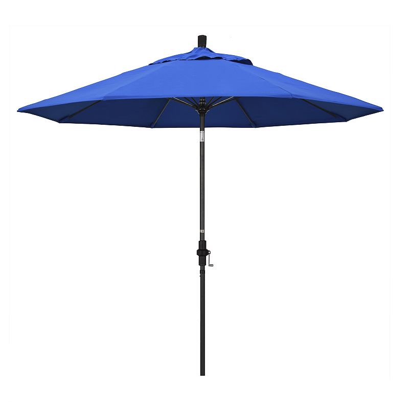 California Umbrella 9-ft. Sun Master Black Finish Patio Umbrella