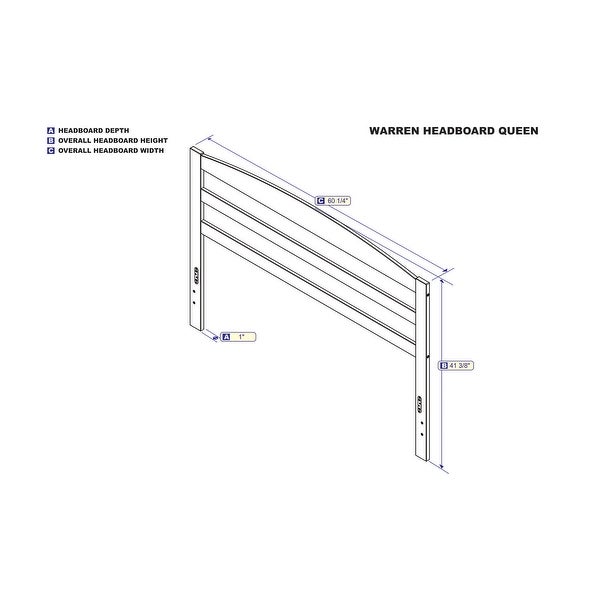 Warren Arched Horizontal Slat Wood Headboard - - 34337920