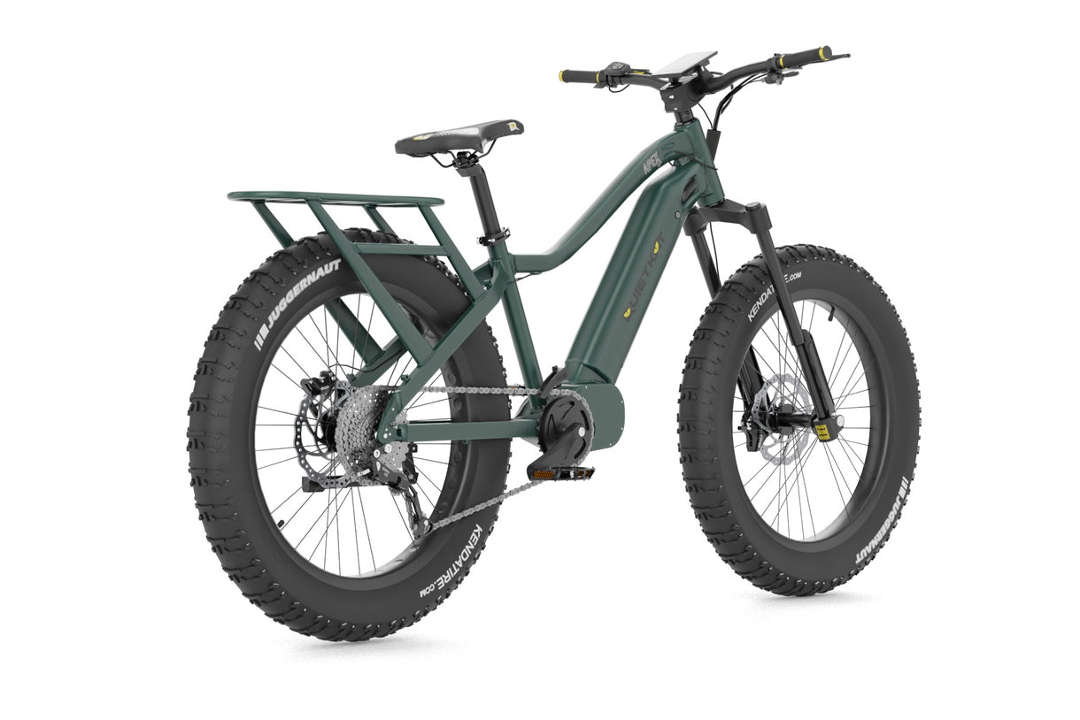 Quietkat APEX E-BIKE Mid Drive Motor Fat Tire Electric Hunting Bike